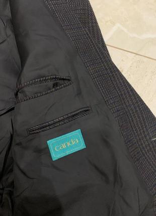 Вінтажний вовняний піджак c&a класичний чоловічий canda жакет блейзер5 фото