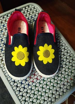 Слипоны, кеды для девочки