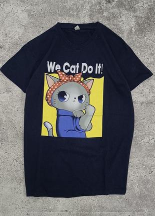 We cat do it футболка кіт гумор