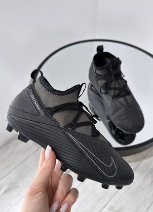 Шикарные бутсы с чулком + шнуровкой nike phantom2 фото