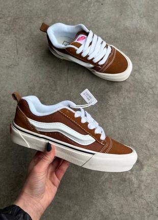 Кроссовки мужские vans knu skool brown