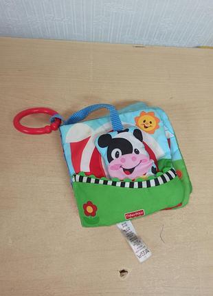 Мягкая книжечка ферма fisher price