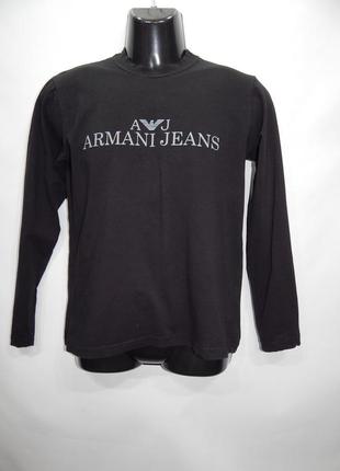 Футболка мужская с длинным рукавом armani jeans оригинал р.48 001fmdl (только в указанном размере, 1 шт)