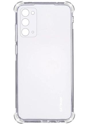 Чехол fiji proof для samsung galaxy note 20 (n980) бампер с усиленными бортами transparent