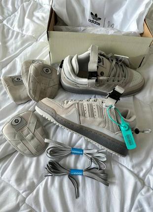 Жіночі кросівки adidas forum bad bunny grey