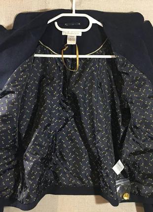 Стильний двобортний вкорочений піджак в складі вовна7 фото