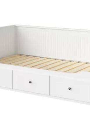 Кушетка з 3 ящиками ikea hemnes білий 903.493.26