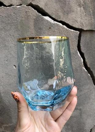 Склянка olens "бірюза", 450мл, gxf01f-b/s, olsfd10084 фото