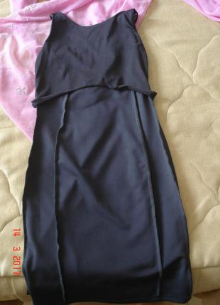 Платье с открытой спиной нарядное miss selfridge5 фото