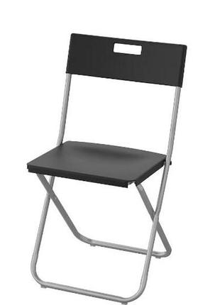 Gunde стул раскладной, черный 002.177.971 фото