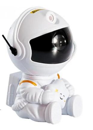 Детский ночник-проектор космонавт "astronaut mini" с эффектом звёздного неба, 8 режимов, пульт ду