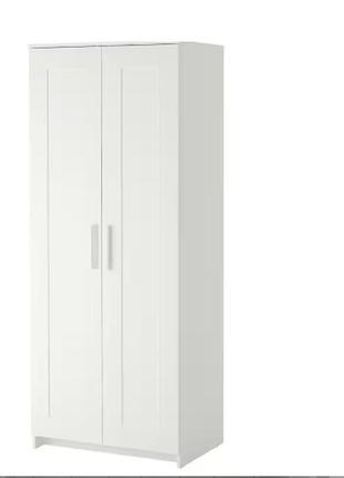 Brimnes шкаф 2-дверный, белый, 78х190 см