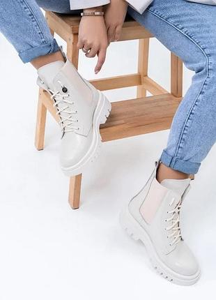Черевики маломірки колір білий розмір 36 fi_008835