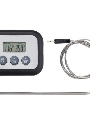 Термометр-таймер для м'яса ikea fantast цифровий чорний 201.030.16