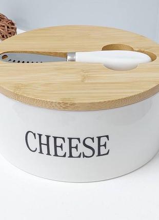 Сирниця з ножем olens "cheese", o8030-225