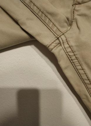 Акция 🔥1+1=3  3=4🔥 w32 w33 идеал h&amp;m шорты джинсовые бежевые песочные мужские zxc3 фото