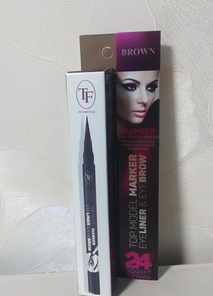 Підводка для очей tf top model marker eyeliner & eyebrow ctel12