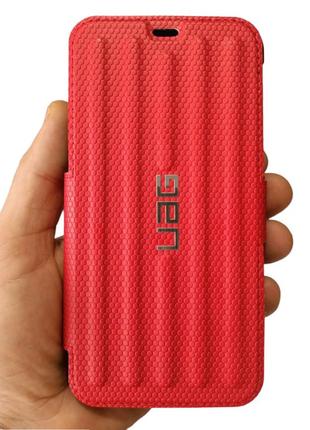 Противоударный чехол uag metropolis для телефона iphone 7 plus /8 plus  цвет красный