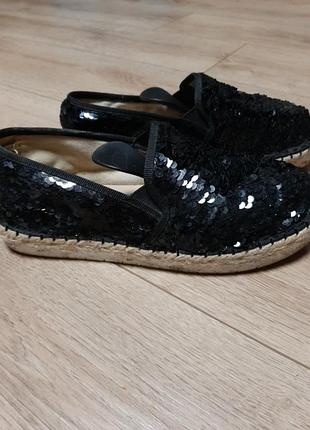 Эспадрилии с пайетками bata