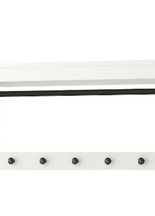 Hemnes полиця для капелюхів, біла,85 см, 602.437.98