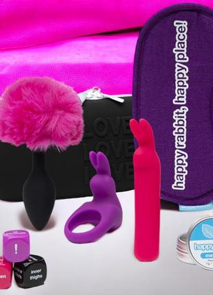 Набор секс игрушек happy rabbit couple's pleasure kit (7 piece)