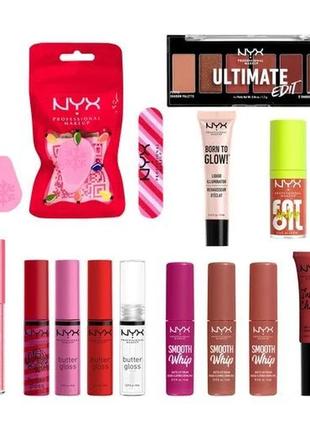 Nyx professional makeup pull-to-open surprise makeup box набор декоративной косметики, 14 предметов
