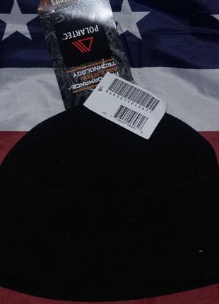 Тактическая шапка polartec ecwcs флисовая армии сша cap synthetic microfleece черная black
