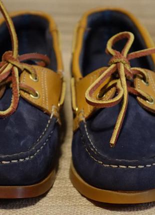 Яркие комбинированные кожаные топсайдеры lumberjack италия 37 р.