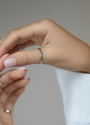 💍  19 ; 19.8 ; 20.5 розмір кільце медична сталь обручка повсякденне хірургічна сталь