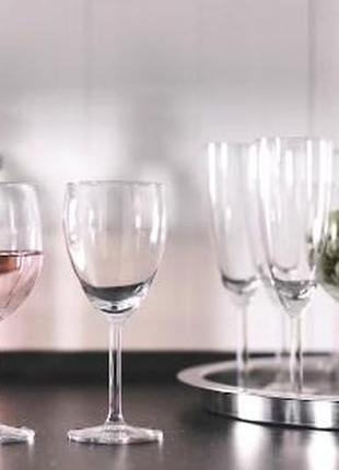 Бокал для вина svalka 6 шт, прозрачное стекло,300 мл.300.151.232 фото