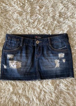 Джинсовая юбка guess