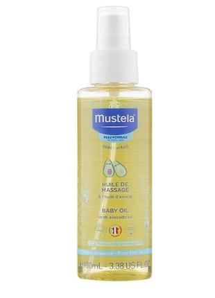 Дитяче масло для масажу mustela bebe massage oil1 фото