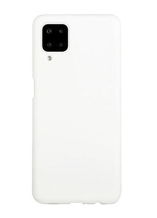 Чехол fiji soft для samsung galaxy a12 (a125) / a12 nacho (a127) силикон бампер прозрачный белый