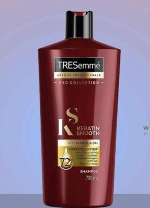 Шампунь для волосся tresemme keratin smooth shampoo1 фото