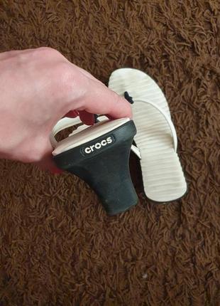 Crocs фирменные шлепанцы размер 38-38,54 фото