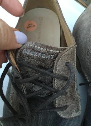 Стильные,комбинированные туфли,кожа100%,rockport by adidas,42 р/29 см4 фото