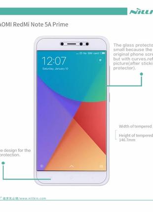 Защитная пленка nillkin crystal для xiaomi redmi note 5a pro.