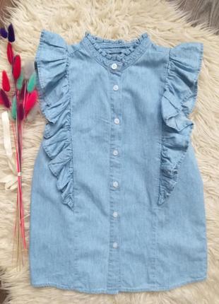Джинсова блуза 10-12років