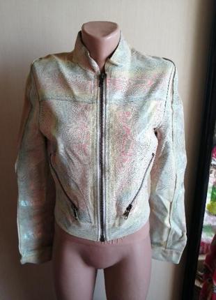 Куртка хамелион кожа