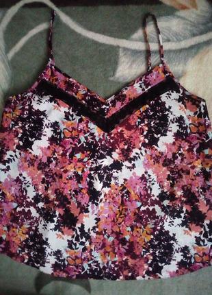 Майка на тонких бретелях