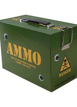 Ящик металевий kombat uk ammo tin 20x15x10см