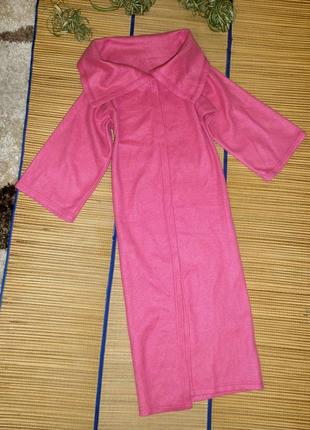 Халат-накидка довгий після пляжу басейну для дівчинки 7-8лет