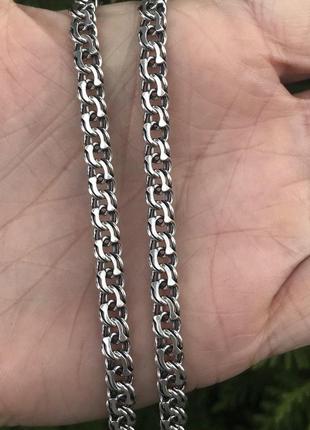 Ланцюжок срібний московський бісмарк 817ч, 50 розмір