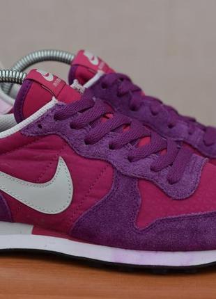 Фиолетовые кроссовки nike internationalist, 38.5 размер. оригинал