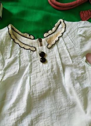 М'ятна блузка з коміром з бісеру river island в стилі valentino, жата віскоза жатка2 фото