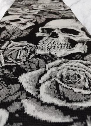 Унікальний дизайн, вперше в україні шарф 220см зроблений з елементами dark fashion.6 фото