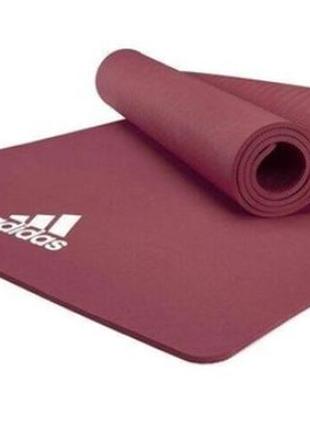 Килимок для йоги adidas yoga mat червоний уні 176 х 61 х 0,8 см