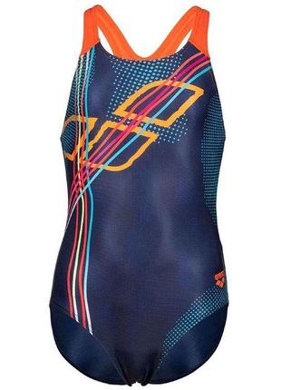 Купальник для дівчат arena swimsuit swim pro back синій, мультіколр дит 140см