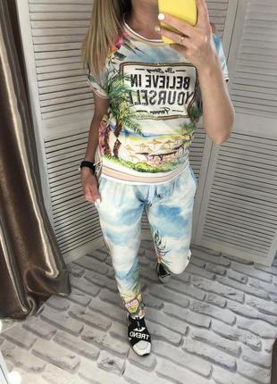 Костюм,мега хит 2020, лето, размер л,мега распродажа 💥