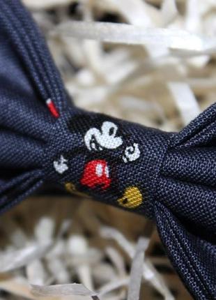 Галстук-бабочка серая с микки маусом 249 грн